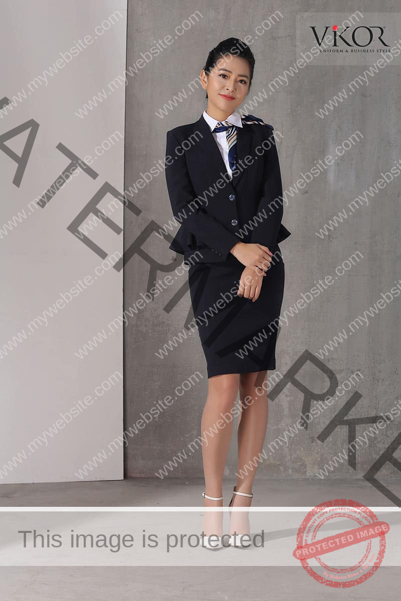 Đồng phục vest nữ công sở may sẵn