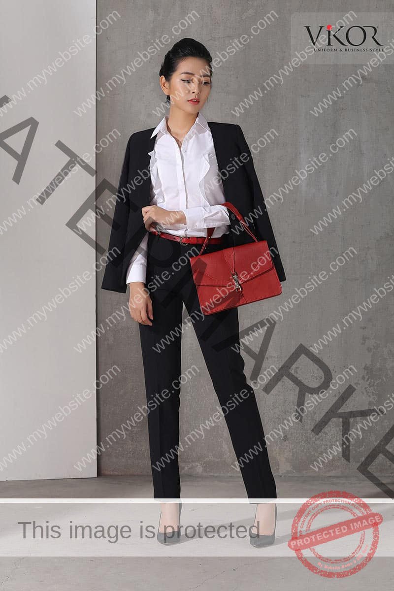 Đồng phục vest nữ may sẵn