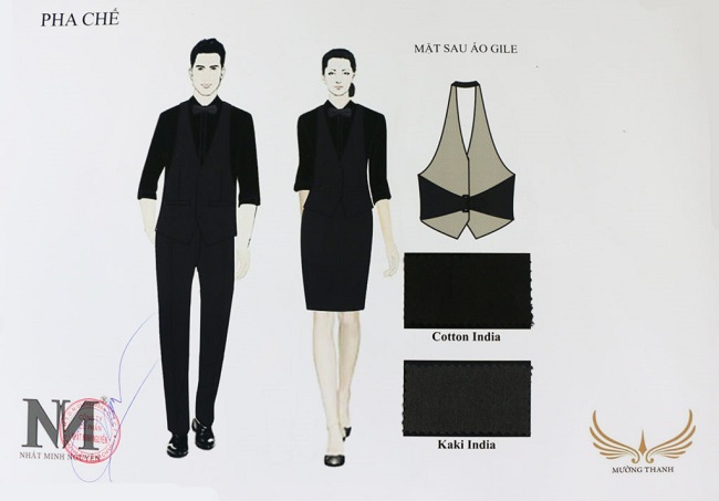 thiết kế đồng phục cho khách sạn Mường Thanh