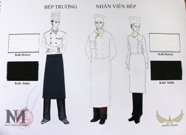 thiết kế đồng phục cho khách sạn Mường Thanh