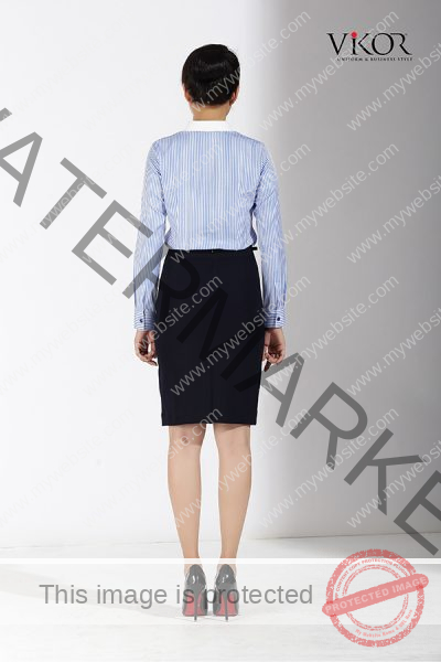 Đồng phục công ty mẫu 007 nữ mẫu 2 phía sau
