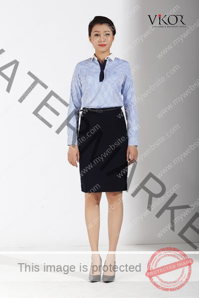 Đồng phục công ty mẫu 007 nữ mẫu 2 sơ mi