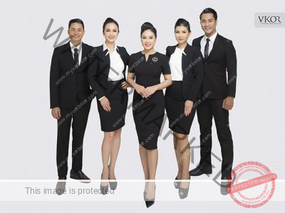 Đồng phục công ty mẫu 033 nam nữ