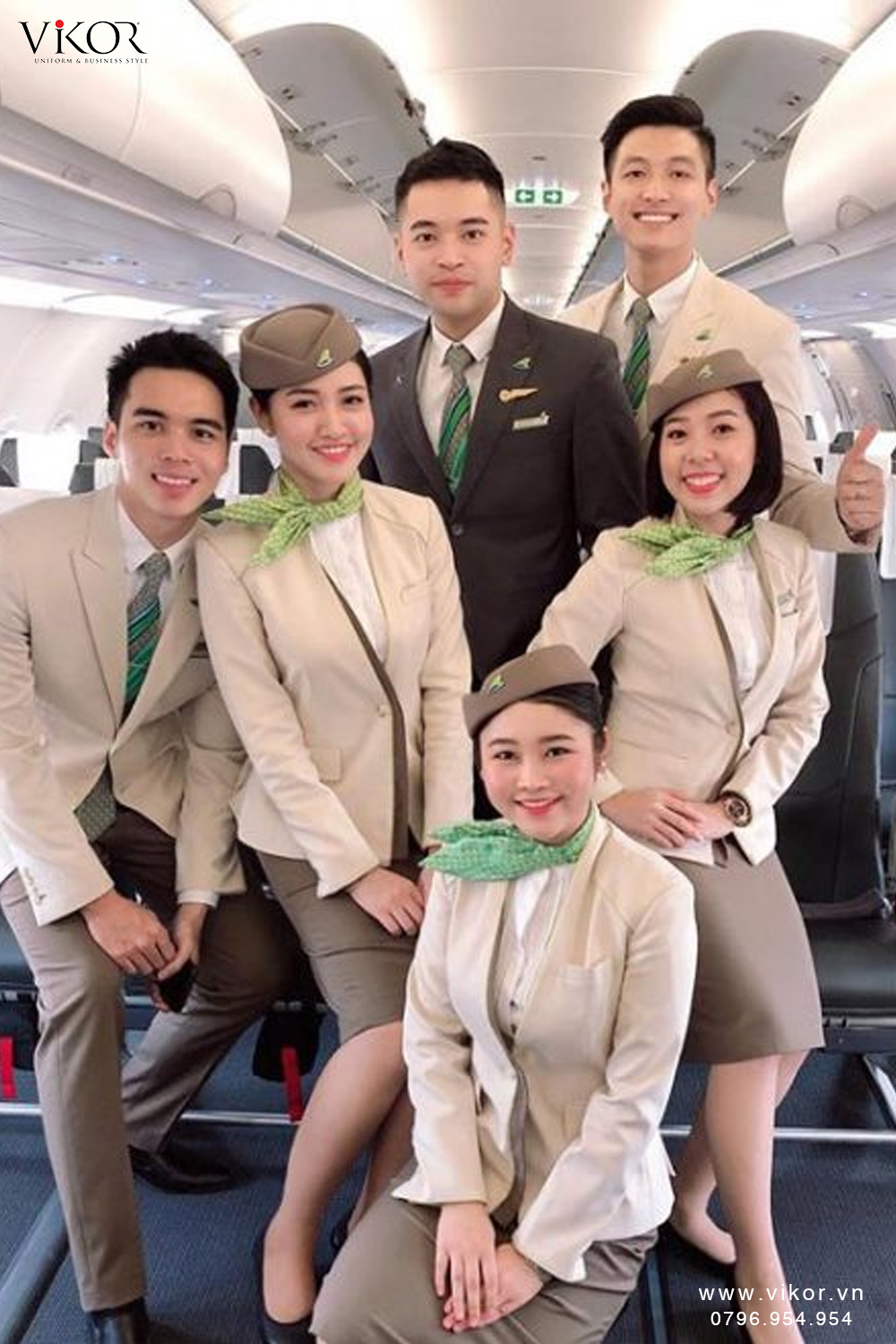 Đồng Phục Hàng Không Bamboo Airways - Đồng Phục Vikor