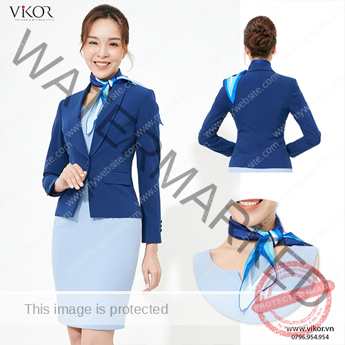 Khăn lụa dành cho nhân viên nữ được trang trí họa tiết bắt mắt Khăn lụa dành cho nhân viên nữ được trang trí họa tiết bắt mắt