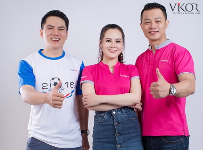 Mẫu logo đồng phục Mobifone đẹp