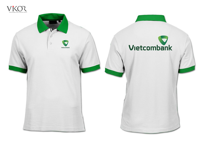 Áo polo đồng phục ngân hàng Vietcombank