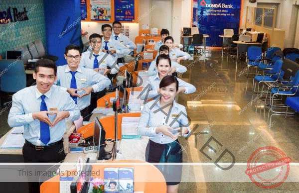 đồng phục nhân viên ngân hàng Đông Á